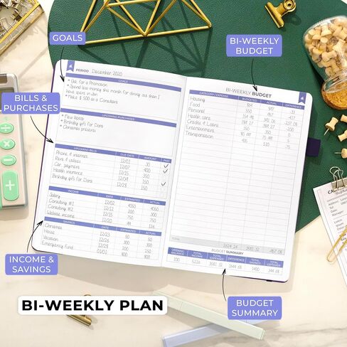 Clever Fox Bi Weekly Budget Planner – Undated Financial Organizer Book – Expense Tracker, Budgeting & Bill Notebook, A5 (Lavender) in Saudi Arabia