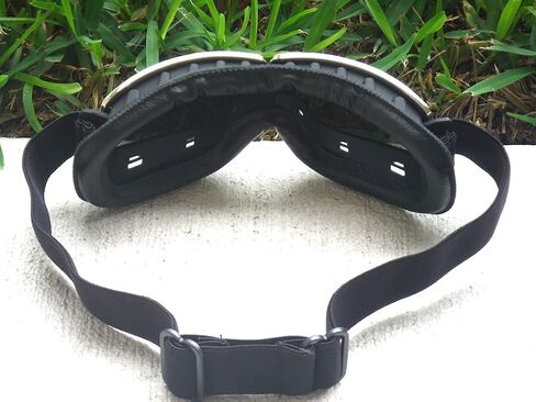 GALAXYLENSE Motorcycle Goggles Vintage Pilot Harley For Men Women Adult Riding With 3 Color Replacement Lenses in Saudi Arabia