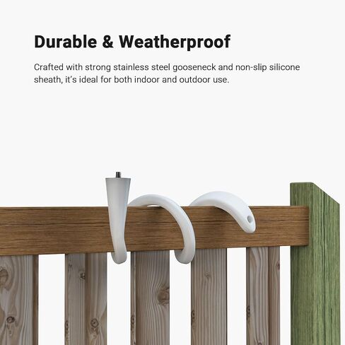 Indoor/Outdoor Security Camera Flexible Twist Mount, Black, 1-Pack | Universal 1/4"-20 adjustable bracket, fits Ring/Blink/Arlo/Wyze & more, 17.5-inch gooseneck holder, easy no-drill setup in Saudi Arabia