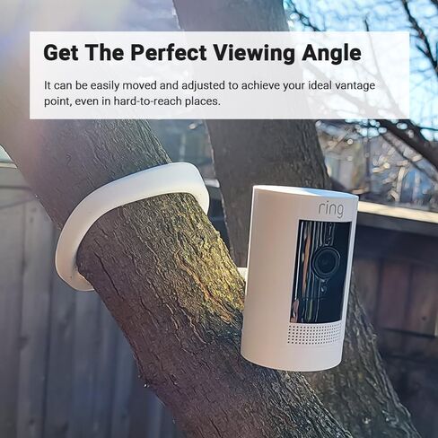 Indoor/Outdoor Security Camera Flexible Twist Mount, Black, 1-Pack | Universal 1/4"-20 adjustable bracket, fits Ring/Blink/Arlo/Wyze & more, 17.5-inch gooseneck holder, easy no-drill setup in Saudi Arabia