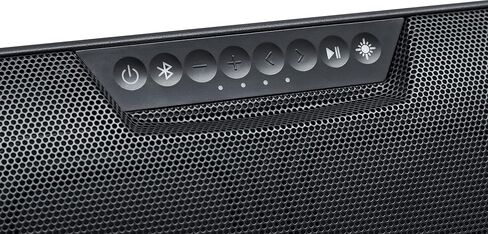 Kuryakyn 2724 10" MTX WanderBar Weather Resistant Motorcycle Soundbar: Portable Audio Speakers with Bluetooth, 100 Lumen Task Light, USB Charger , BLACK in Saudi Arabia