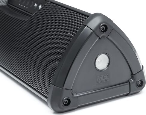 Kuryakyn 2724 10" MTX WanderBar Weather Resistant Motorcycle Soundbar: Portable Audio Speakers with Bluetooth, 100 Lumen Task Light, USB Charger , BLACK in Saudi Arabia