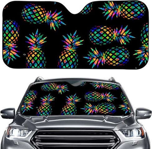 Funny Turtles Car Windshield Sun Shade, Universal Fit Most Cars, SUVs, Car Visor to Keep Your Vehicle Cool in Saudi Arabia