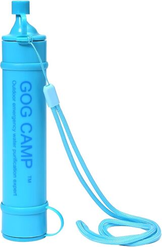 Camping Gear-Hiking Gear-Portable Personal Water Filtration Survival - for Emergency Kits Outdoor Activities and Hiking - Camping Essentials-Survival Backpacking in Saudi Arabia