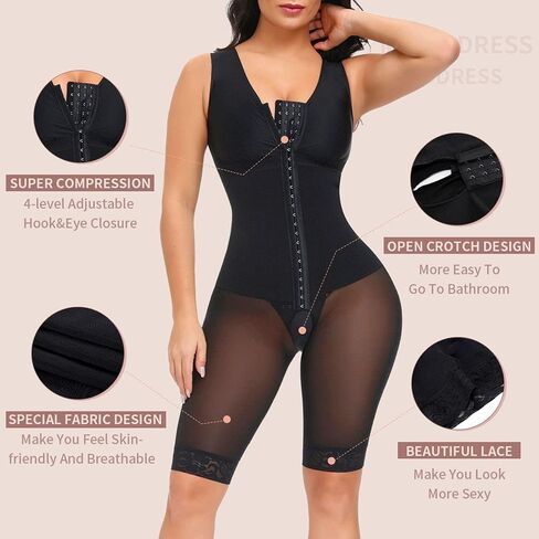 M MYODRESS Fajas Columbianas Reductora y مولديدورا ليفانتا كولا لكامل الجسم ملابس داخلية للنساء بعد الولادة التحكم في البطن in Kuwait