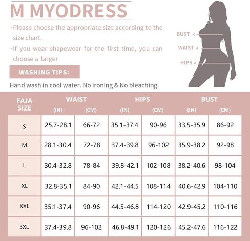 M MYODRESS Fajas Columbianas Reductora y مولديدورا ليفانتا كولا لكامل الجسم ملابس داخلية للنساء بعد الولادة التحكم في البطن in Kuwait