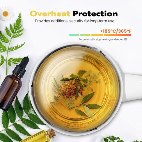 VIVOHOME Portable Herbal Butter Maker Machine with LED Screen, Botanical Extractor, Herb Oil Tincture Infusion Decarboxylation Machine, Gummy Maker, Decarb Box in Saudi Arabia