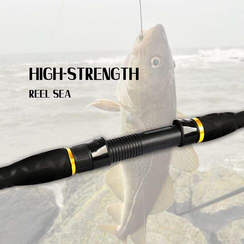 Fiblink Surf Casting Fishing Rod 2 Piece Carbon Fiber Portable Travel Fishing Casting Rod (10-Feet & 11-Feet) in Saudi Arabia