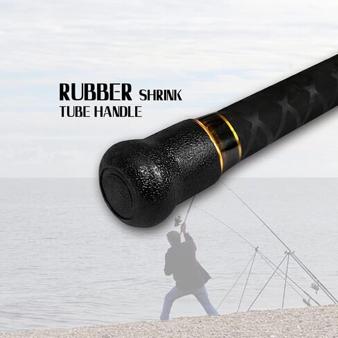 Fiblink Surf Casting Fishing Rod 2 Piece Carbon Fiber Portable Travel Fishing Casting Rod (10-Feet & 11-Feet) in Saudi Arabia