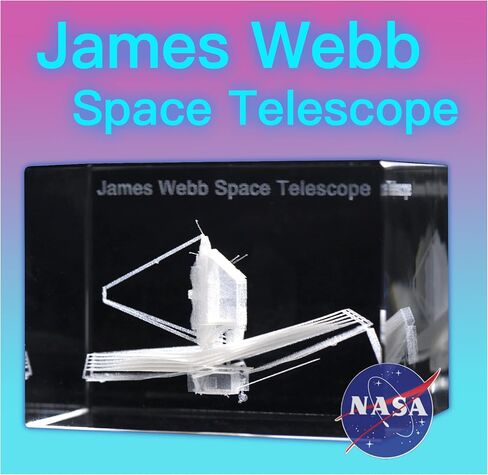 نموذج تلسكوب جيمس ويب الفضائي، نموذج جيمس ويب ثلاثي الأبعاد مع صندوق هدايا in Kuwait