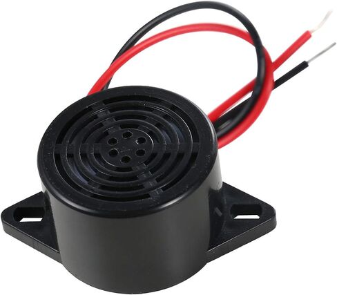 UHPPOTE 75dB Mechanical Buzzer Sounder with Leads 12VDC Continuous Beep for Access Control and Buzz-in Systems (Pack of 5) in Saudi Arabia