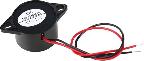 UHPPOTE 75dB Mechanical Buzzer Sounder with Leads 12VDC Continuous Beep for Access Control and Buzz-in Systems (Pack of 5) in Saudi Arabia