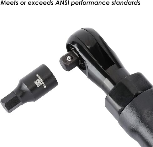 MIXPOWER 14-Piece Dr. Bit Socket Set, 2.5mm to 19mm, 1/4", 3/8" and 1/2" Drive, Cr-Mo Impact Grade, Metric, Hex Bit Socket in Kuwait
