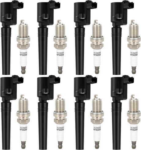 ECCPP DG499 8 ignition coils with 8 iridium Spark Plugs for ford for Lincoln for Jaguar Thun for Derbird LS S-Type 3.9L 4.0L 4.2L V8 2W4Z12029BD DG509 DG515 in Saudi Arabia
