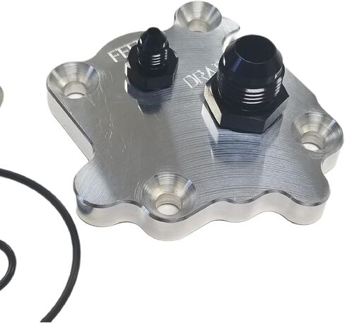 LT مضخة فراغ توربو تغذية النفط لوحة استنزاف -10AN -4AN ORB متوافق مع محركات 2014-GEN 5 V Series V8 الحالية LT1 LT4 5.3L 6.2L L82 L83 L84 L86 L87 LT1 L8B LT5 LT2 Vortec Camaro Corvette in Kuwait