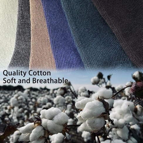 Mens Cotton Crew Socks，6 Pairs Men's Dress Socks Made of Classic Cotton Polyester for Business Suit in Saudi Arabia