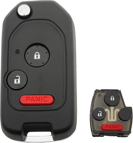 تعديل للطي الوجه استبدال مفتاح فوب غطاء القضية صالح لهوندا 2003-2012 أكورد 2006-2013 سيفيك EX 2009-2015 الطيار 2005-2006 CR-V أوديسي ريدجلاين مفتاح دخول بدون مفتاح فوب in Kuwait