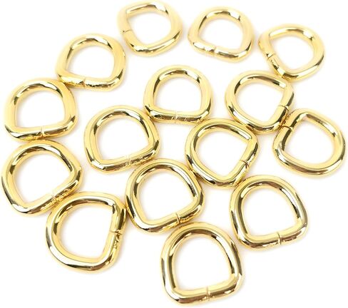 15 Pcs Metal D Rings Heavy Duty Non-Welded Iron D Ring Buckle for Sewing in Saudi Arabia