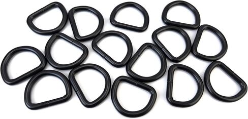 15 Pcs Metal D Rings Heavy Duty Non-Welded Iron D Ring Buckle for Sewing in Saudi Arabia