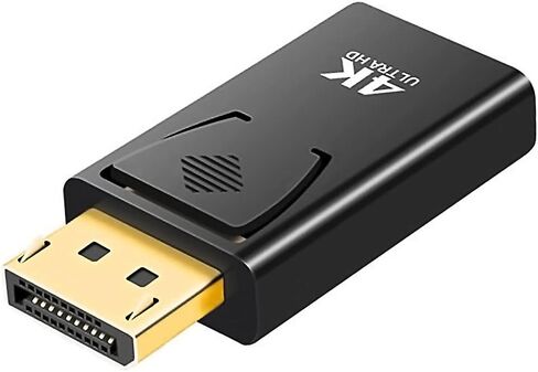 محول DisplayPort إلى HDMI 4K DP إلى HDMI محول DisplayPort ذكر إلى HDMI أنثى للكمبيوتر والتلفزيون والشاشة وجهاز العرض in Saudi Arabia