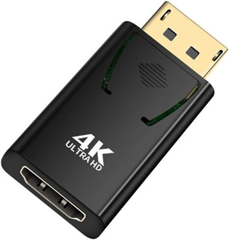محول DisplayPort إلى HDMI 4K DP إلى HDMI محول DisplayPort ذكر إلى HDMI أنثى للكمبيوتر والتلفزيون والشاشة وجهاز العرض in Saudi Arabia