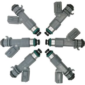 6Pcs FJ982 16450-R70-A01 Fuel Injectors 12 Holes Nozzles for 08-12 Accord, 2012 Crosstour EX-L, EX, 10-11 Accord Crosstour EX-L, EX 3.5L, Acura RDX, TL, ZDX, MDX, TSX, RL 3.5L 3.7L