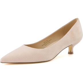 CUSHIONAIRE Women's Bay Kitten heel dress shoe +Memory Foam, Wide Widths Available