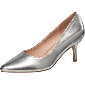 French Connection Kitten Heel Pumps for Women Closed Pointy Toe Slip-On Fashion Work Office Dress Shoes for Women