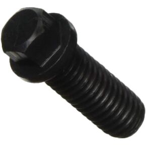 Milodon 84543 3/8" x 1" Header Bolt for Big Block Chevy and Ford 289/351W/390/428/429/460, (Set of 16) , Black