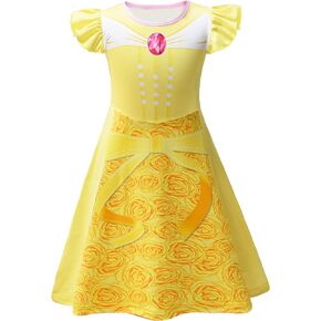 Girls Princess Costume Birthday Party Dress Halloween Cosplay Outfits