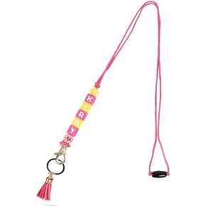 Bioworld Kirby Charm Lanyard and Tassel Keychain