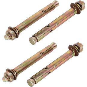 uxcell Stainless Steel Sleeve Expansion Screws Bolts M8x100mm 4 Pcs