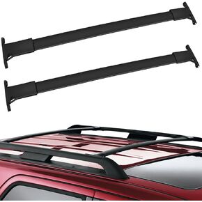 Roof Rack with Cross Bars Compatible for Ford for Escape 2013-2019, Rooftop Aluminum Crossbars Luggage Cargo Carrier 150LBS