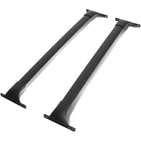 DNA MOTORING ROOFR-W-010 Pair Aluminum Roof Rack Side Rail Bars Compatible with 10-16 Land Rover LR4 / 05-09 LR3,Black