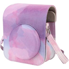 Dpofirs Mini Camera Protective Case For Fujifilm Instax, Instant Camera Case With Adjustable Shoulder Strap, Cute Camera Case For Mini 12 Camera (Dreamy )