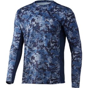قميص HUK Icon X Camo بأكمام طويلة | قميص صيد عالي الأداء