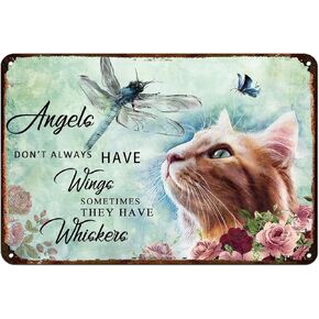 Coffee Bar Sign Because Murder Is Wrong,Retro Kitchen Decor Cat Sign Bar Home Decor Coffee Metal Wall Decor Black Cat Poster 8x12 Inch