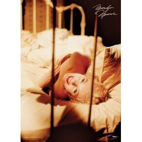 MIGHTYPRINT Marilyn Monroe – Red Lips – Durable 17" x 24" Wall Art – NOT Made of Paper – Officially Licensed Collectible