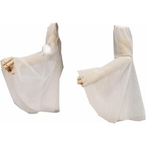 Women Fashion Wedding Removable Puff Sleeves Plain Detachable Sleeves for Bride Add On Wedding Gift Bridal Accessories