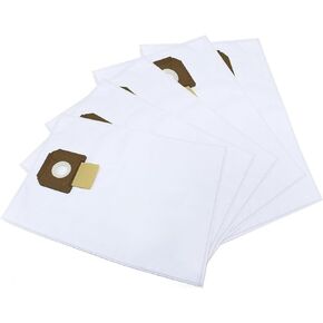 VB090F Fleece Filter Bags For BOSCH VAC090 Dust Extractors,9-Gallon , White -5 Pack