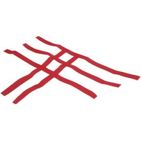 TUSK Comp Series Nerf Bars Replacement Webbing Red for Honda TRX 300EX 1993-2008