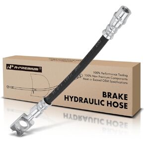 A-Premium Rear Driver or Passenger Outer Brake Hydraulic Hose Compatible with Volkswagen Models - Passat 1996 1997 1998 1999 - Replace# 8E0611775B