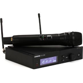 Shure Wireless Microphone System with KSM8 Handheld Vocal Mic, SLXD24/K8B-J52