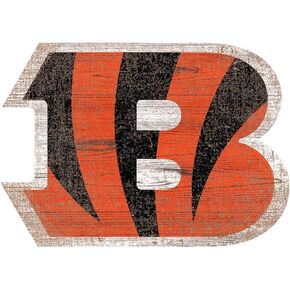 Fan Creations NFL Cincinnati Bengals Unisex Cincinnati Bengals Team Logo 8in Cutout, Team Color, 8 inch, (N0983-CIN)
