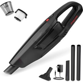 Shop-Vac Cordless Handheld Vacuum Cleaner, 12.0 Peak Kpa 12V High Power Handheld Vacuum Cordless Rechargeable, Dustbuster Handheld Vacuum with Attachments, Filters for Home, Garage, Car