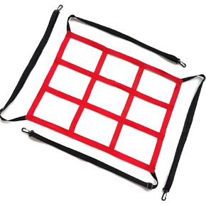 Baseball Training Hitting Target Net Baseball Softball Pitching Training Hitting Zone Target Net Adjustable Baseball Pitching Net Training Aids 9 Hole Strike Zone Attachment