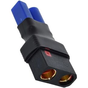 QS8 to EC5 Adapter,EC5 Male to QS8-S Female Connector - Suitable for Charging Lipo Battery RC Car, Drones, RC Boat Batteries-1 Pack