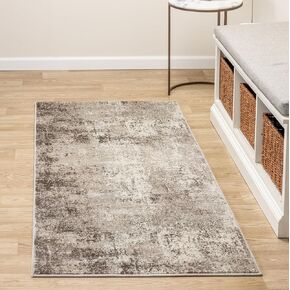 FH Home Premium Area Rug Runner - Kitchen Bedroom Bathroom Living Room Entryway Hallway - Boho Colorful - Medium Thick Soft Feel, Easy to Clean, Stain Resistant - Amsterdam - Blue (2' 7" x 5' 11")