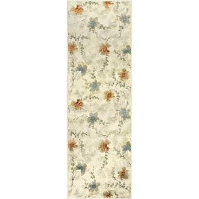 Superior Indoor Area Rug or Runner, Jute Backing, Southwestern Farmhouse Patchwork, Ideal for Entryway, Living Room, Kitchen, Bedroom, Hallway, Floor Cover, Dorset Collection, 8' x 10', Brown