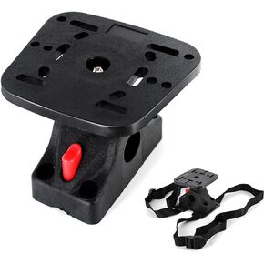 Fish Finder Mount Base with Mount Bracket, Removable Adjustable Boat Fish Finder Electronic Mount, Universal Marine Electronic Fish Finder Mount for Boat Canoe Kayak